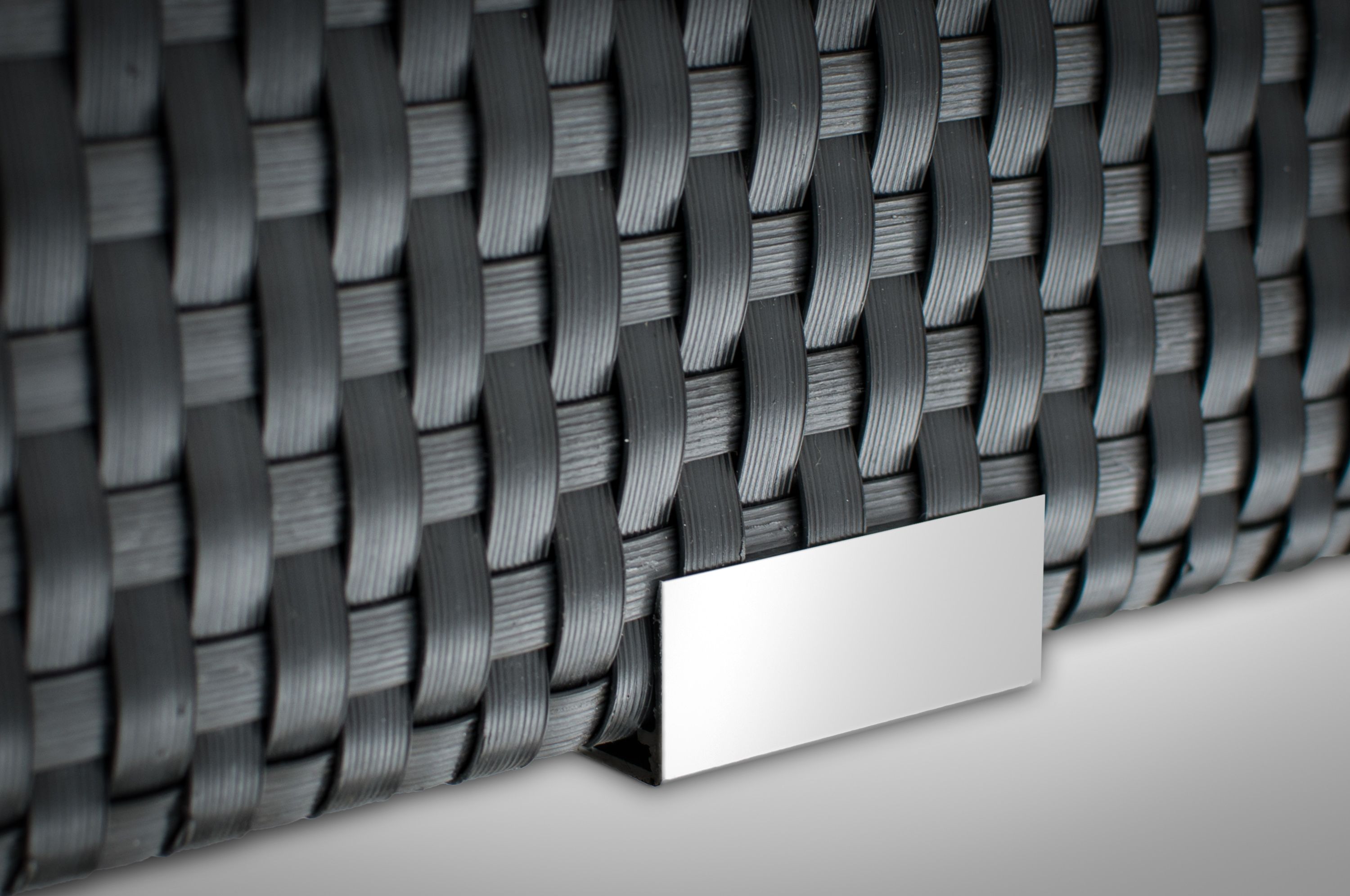 Rattan Pflanzkübel 46 x 46 x 46 cm