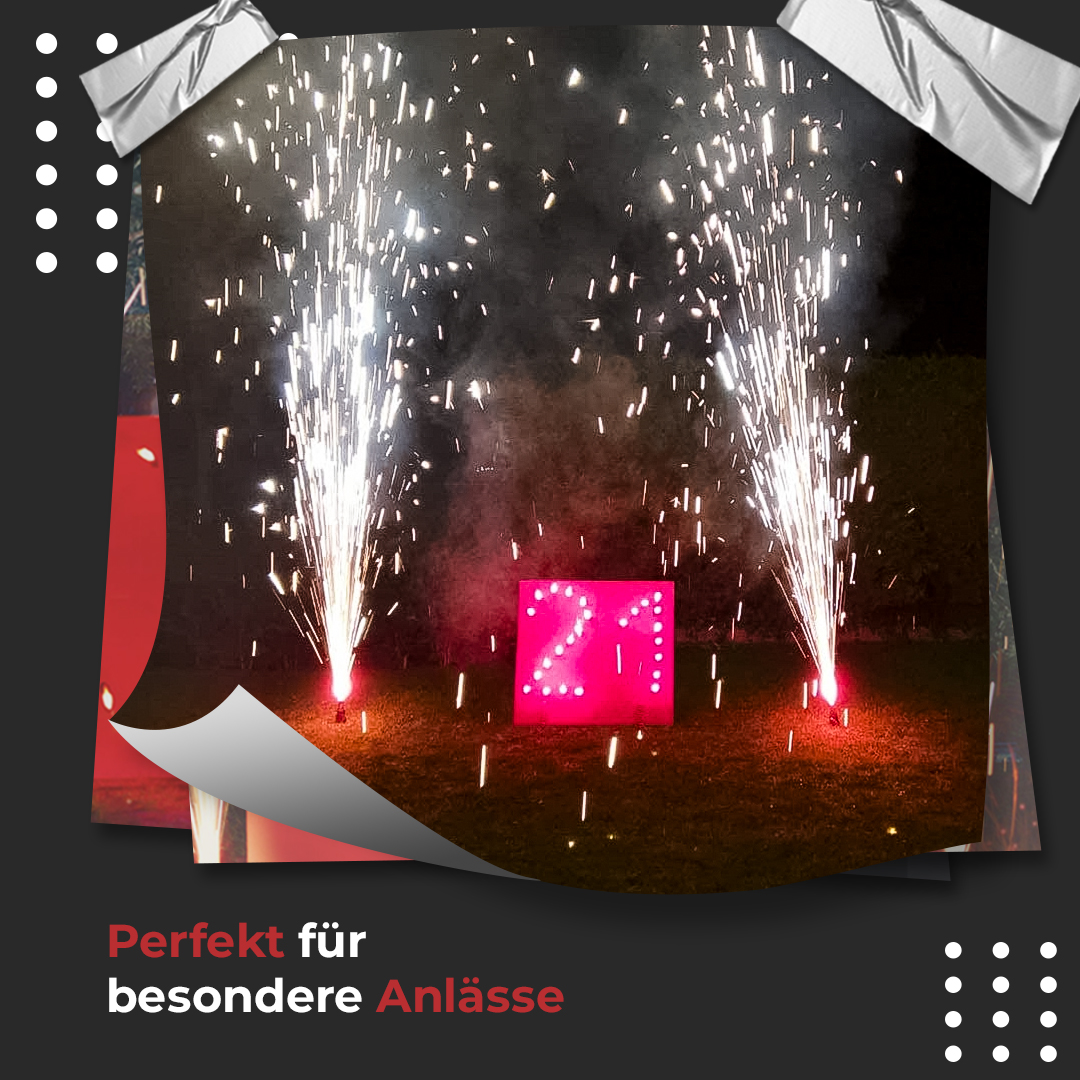 Buchstaben-Feuerwerk