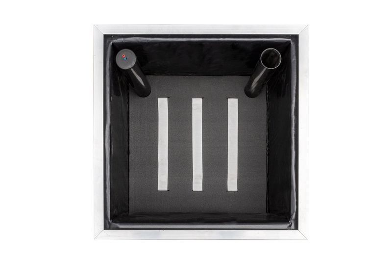 Blumenkasten mit Wasserspeicher 50 x 50 x 43 cm