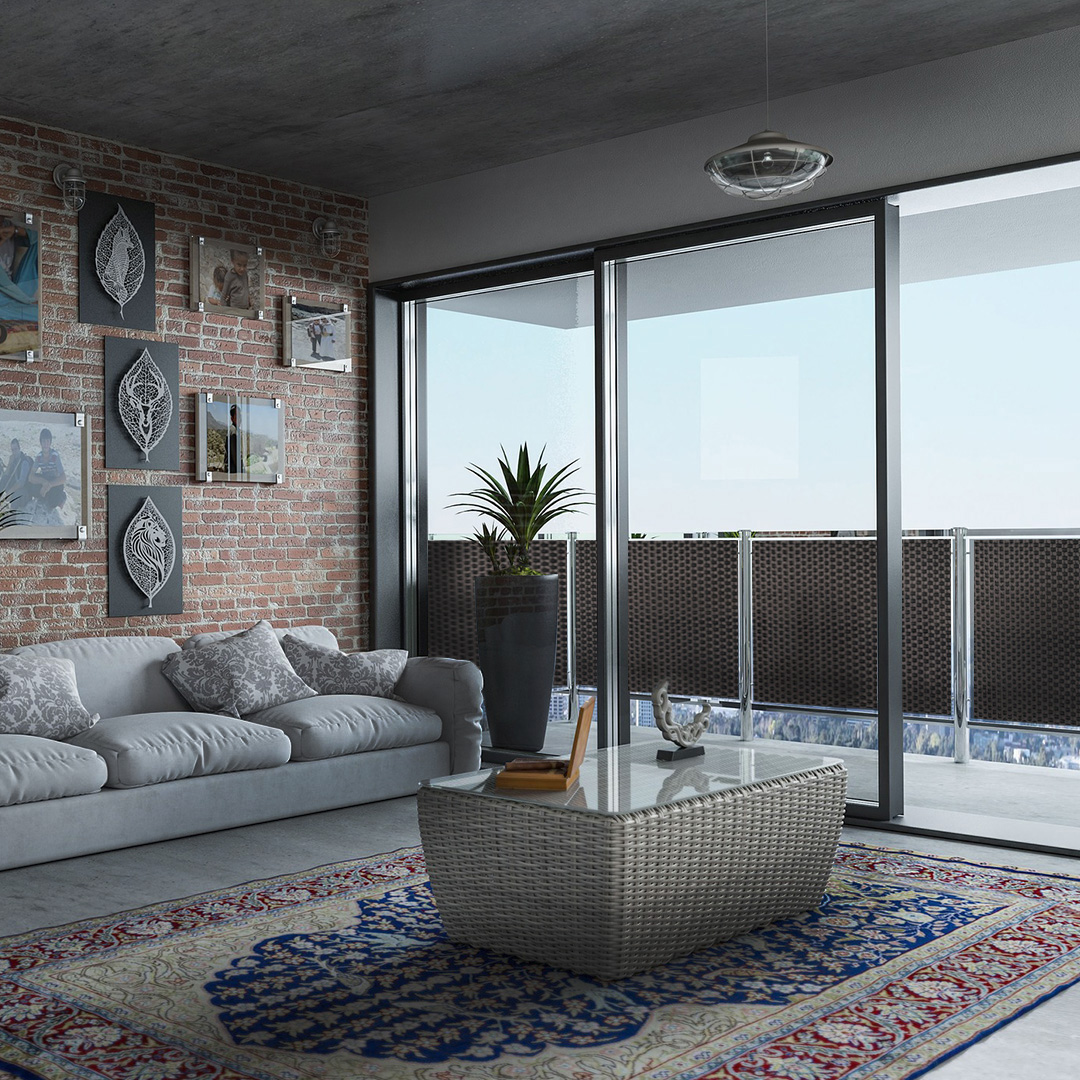 Sichtschutzmatte Rattan dunkelbraun, 90/100/110cm Breite bis 20m Länge