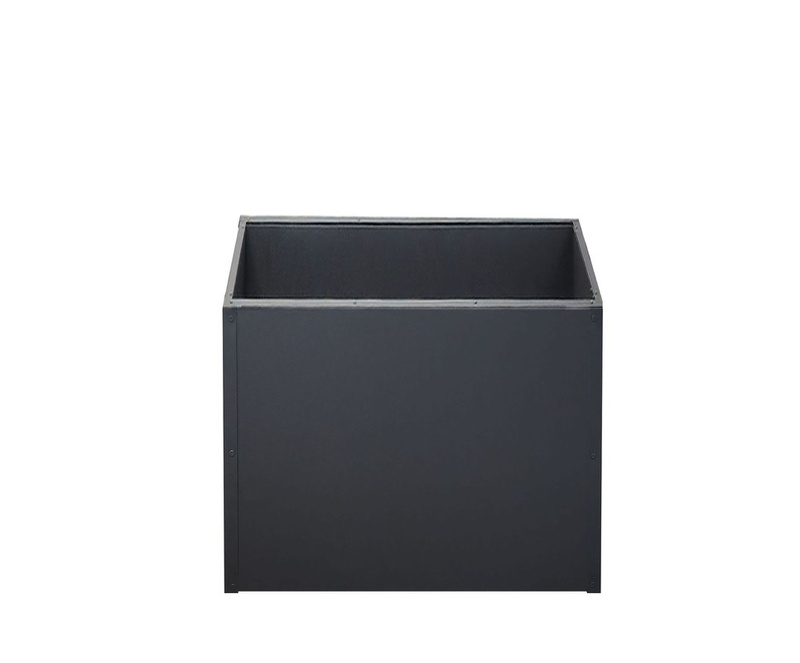 Metall Pflanzkasten mit Wärmeisolierung 100 x 100 x 70 cm