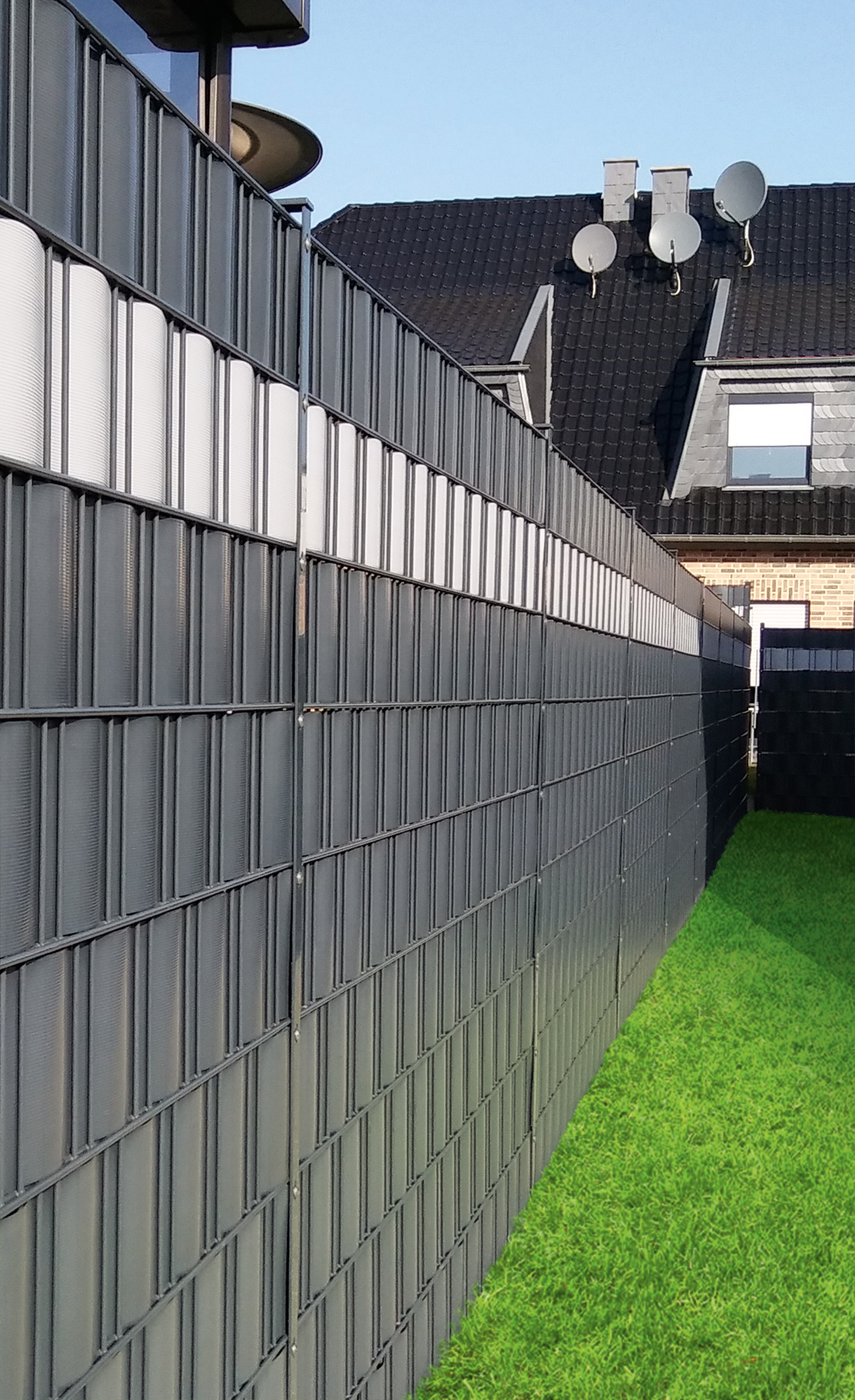 Hart PP Sichtschutzstreifen 26m für Doppelstabmatten Classic Line