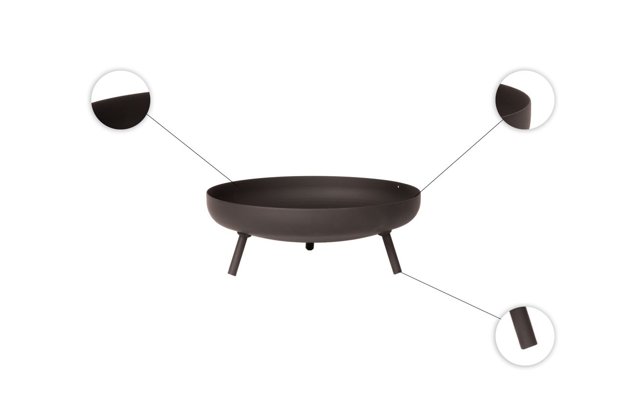 Feuerschale TOM Schwarz