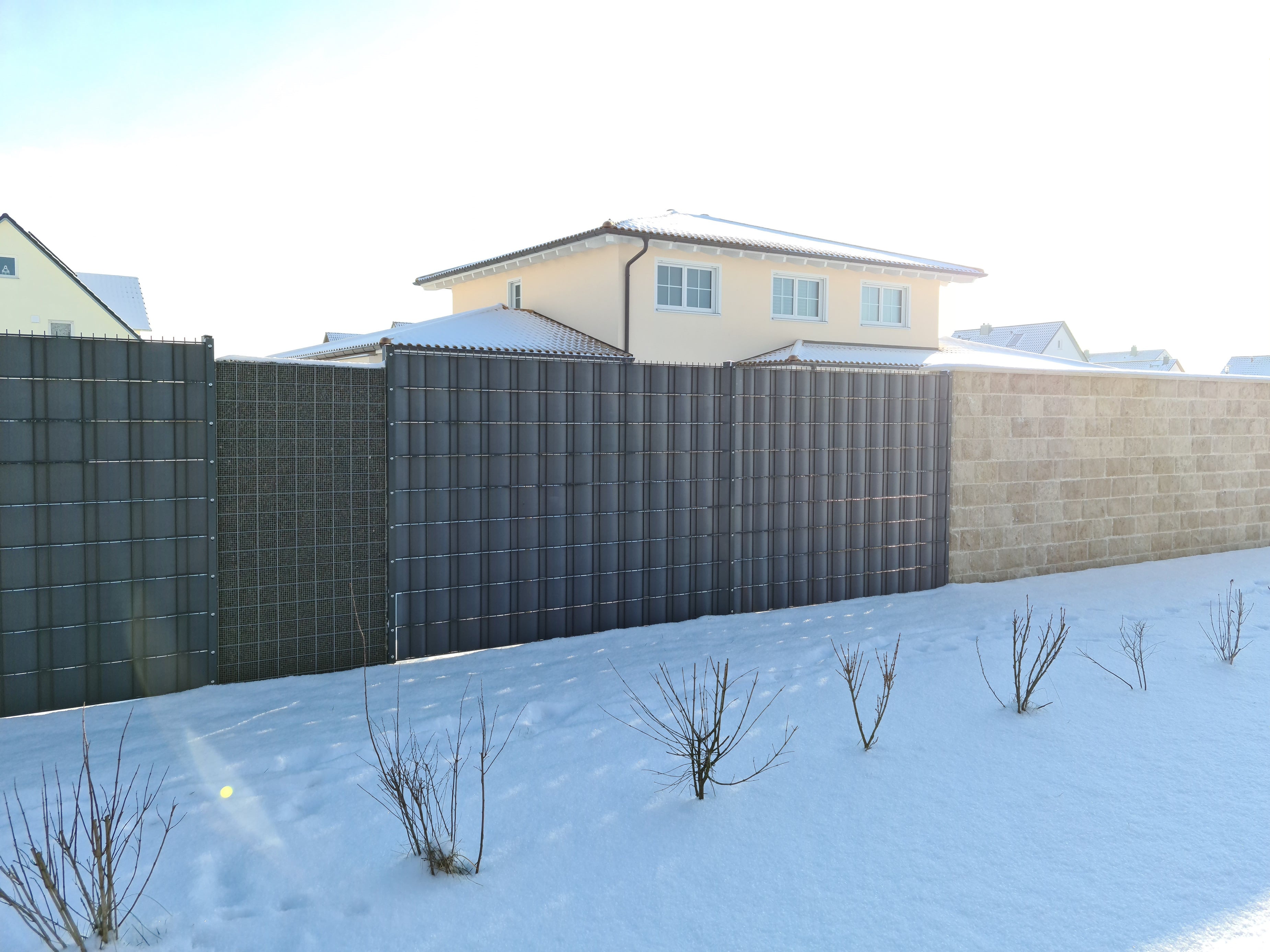 Sichtschutzstreifen PVC Anthrazit (3,5m)