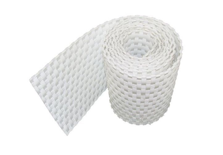 Rattan Sichtschutzstreifen WEIß 225 cm