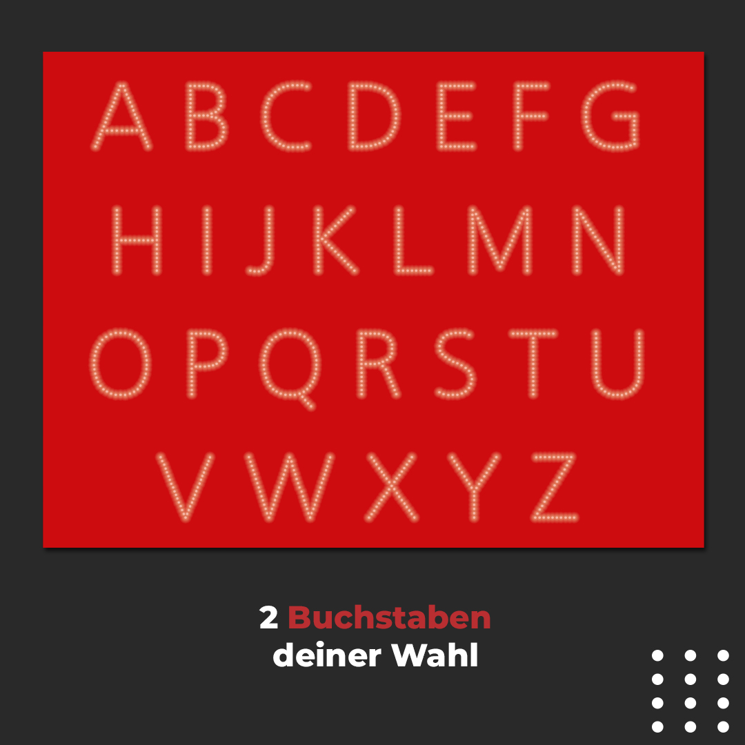 Brenende Buchstaben A-Z