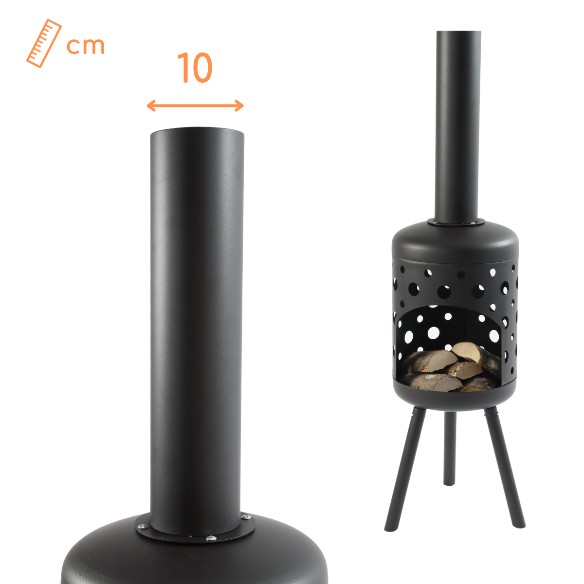 Terassen-Ofen detail