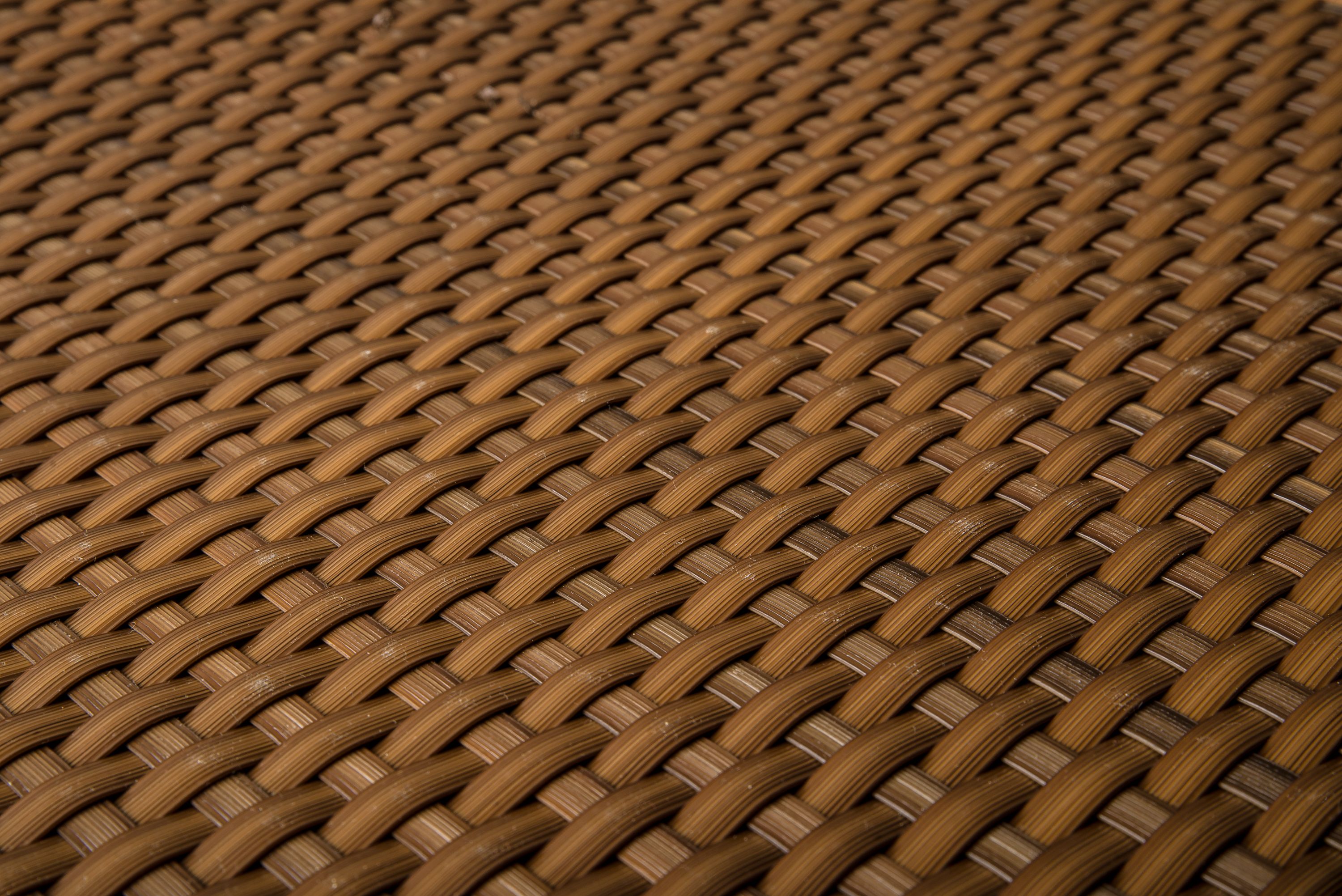 Rattan Sichtschutzstreifen HONIGBRAUN 255 cm