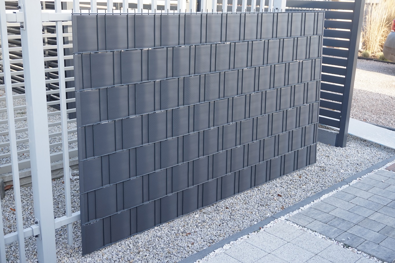 Hart PP Sichtschutzstreifen 26m für Doppelstabmatten Classic Line