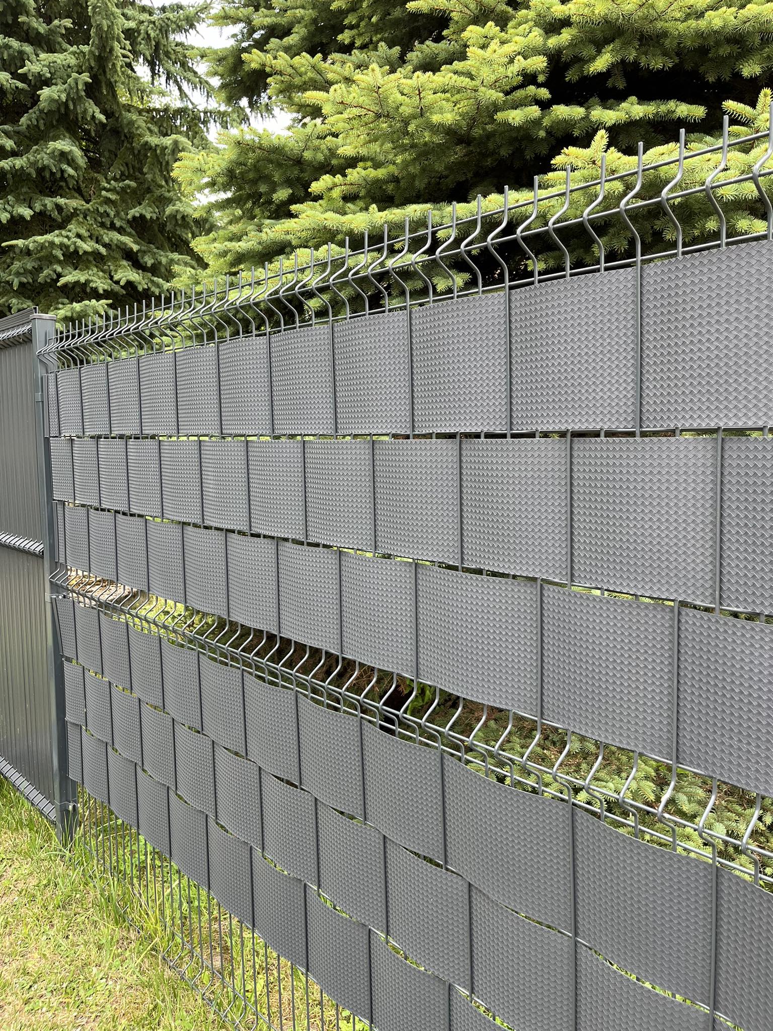 Premium Techno Rattan Sichtschutzstreifen 26m aus Polypropylen